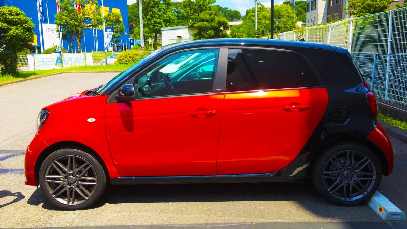 smart forfour exterior side