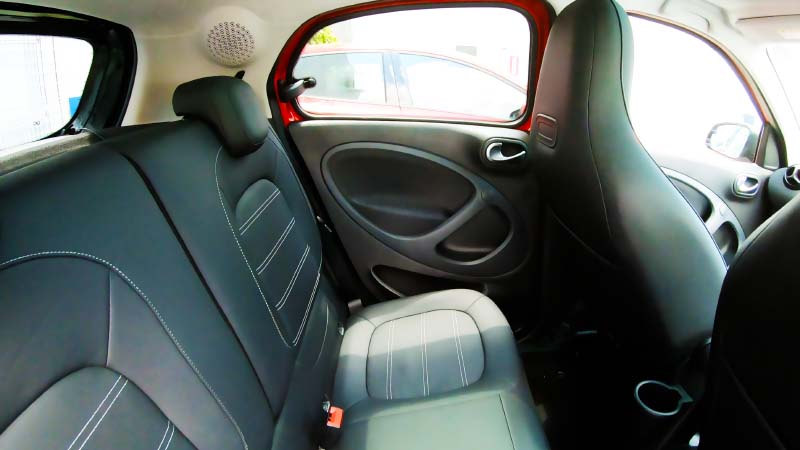smart foufour interior rearseat
